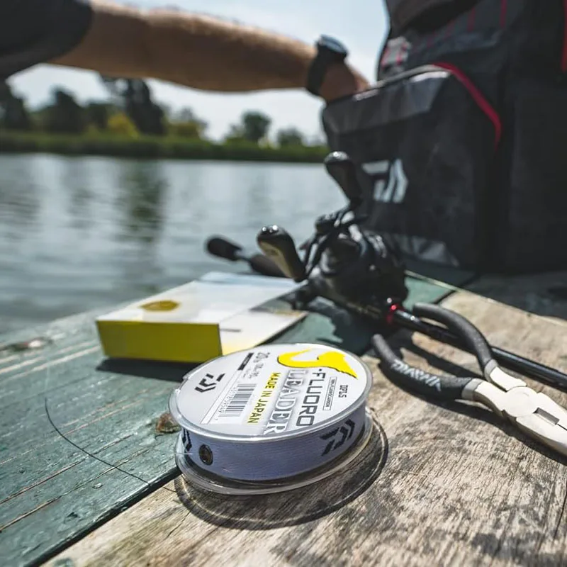 DAIWAJ-FLUORO Fluorocarbon Lea - Ice Fishing Line avaliação e preço
