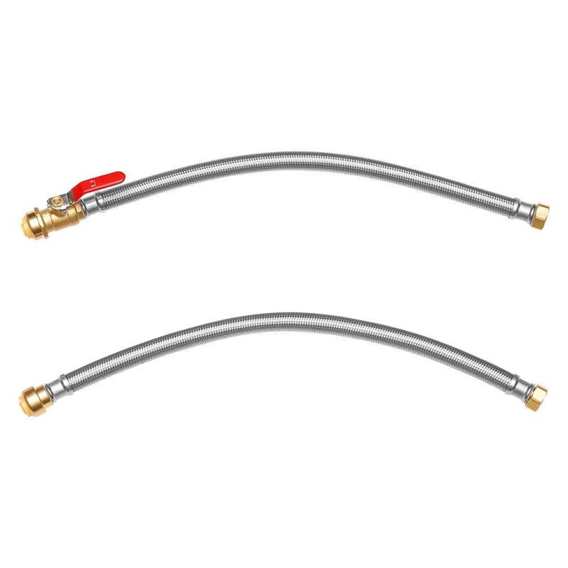 Water Heater Kit, Push-Fit Val - Braided Line avaliação e preço