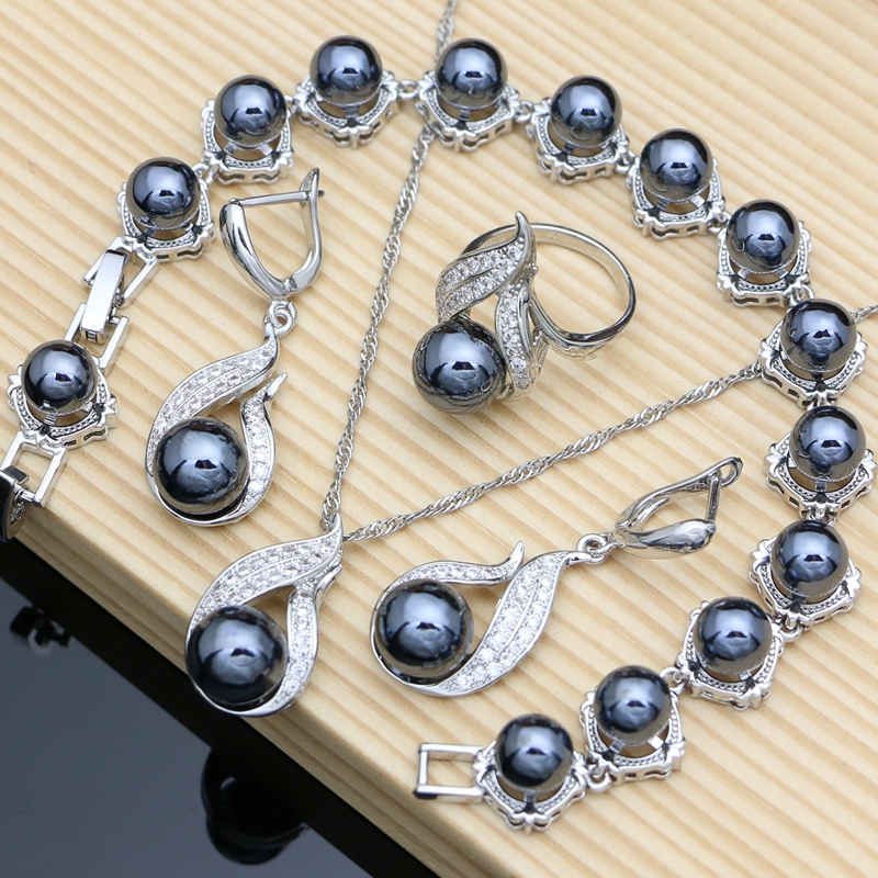 Black Pearls 925 Silver Jewelr - Freshwater Line avaliação e preço