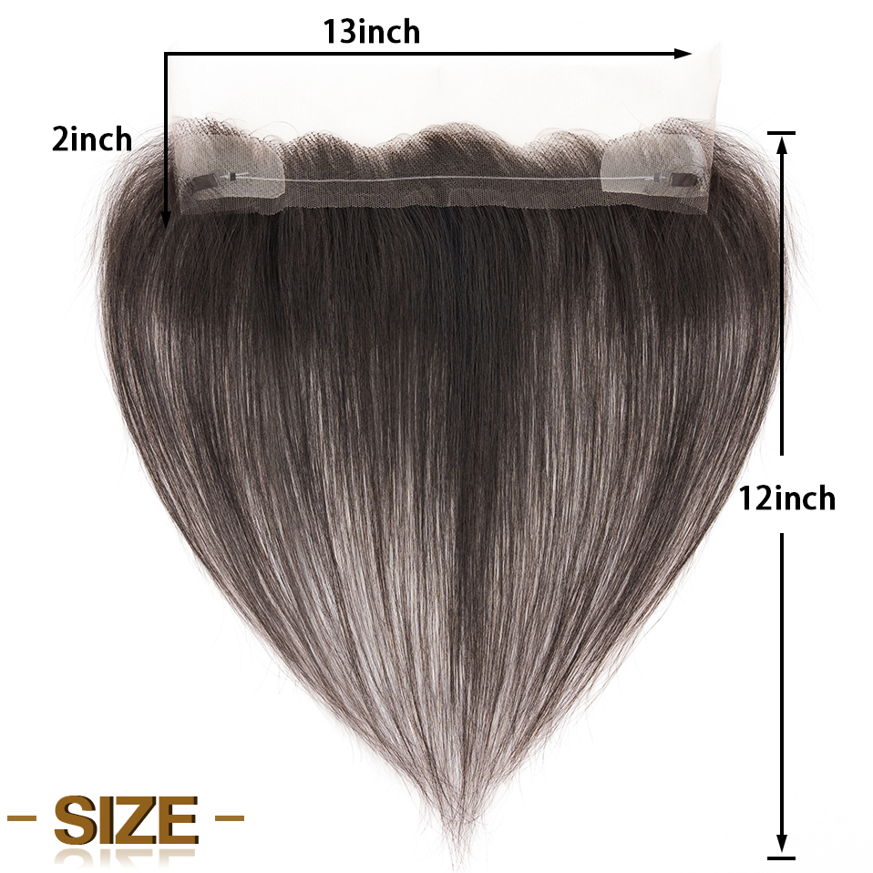 13X2 Inch Hand-woven Human Hai - Monofilament Line avaliação e preço