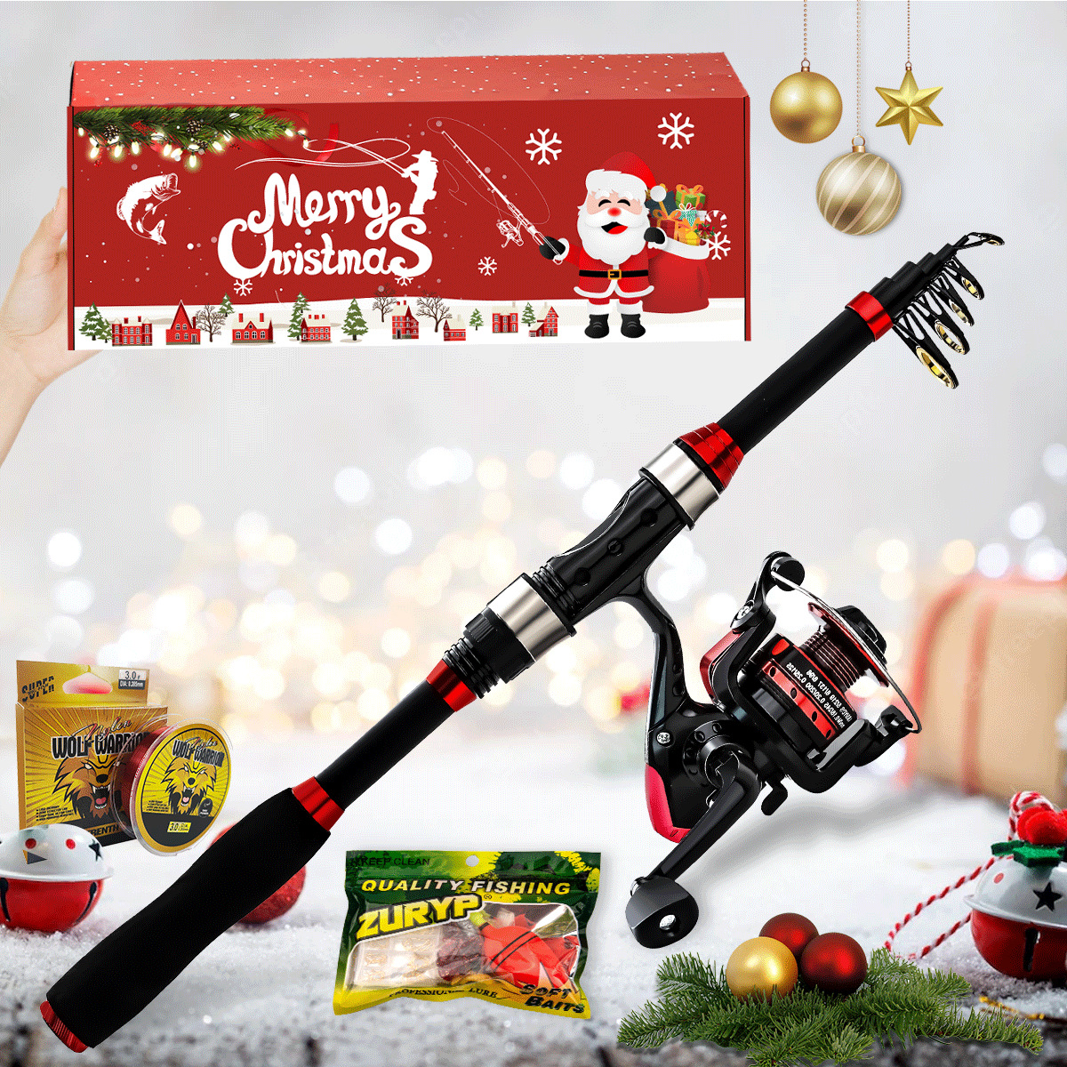 Fishing Tackle Christmas Set U - Freshwater Line avaliação e preço