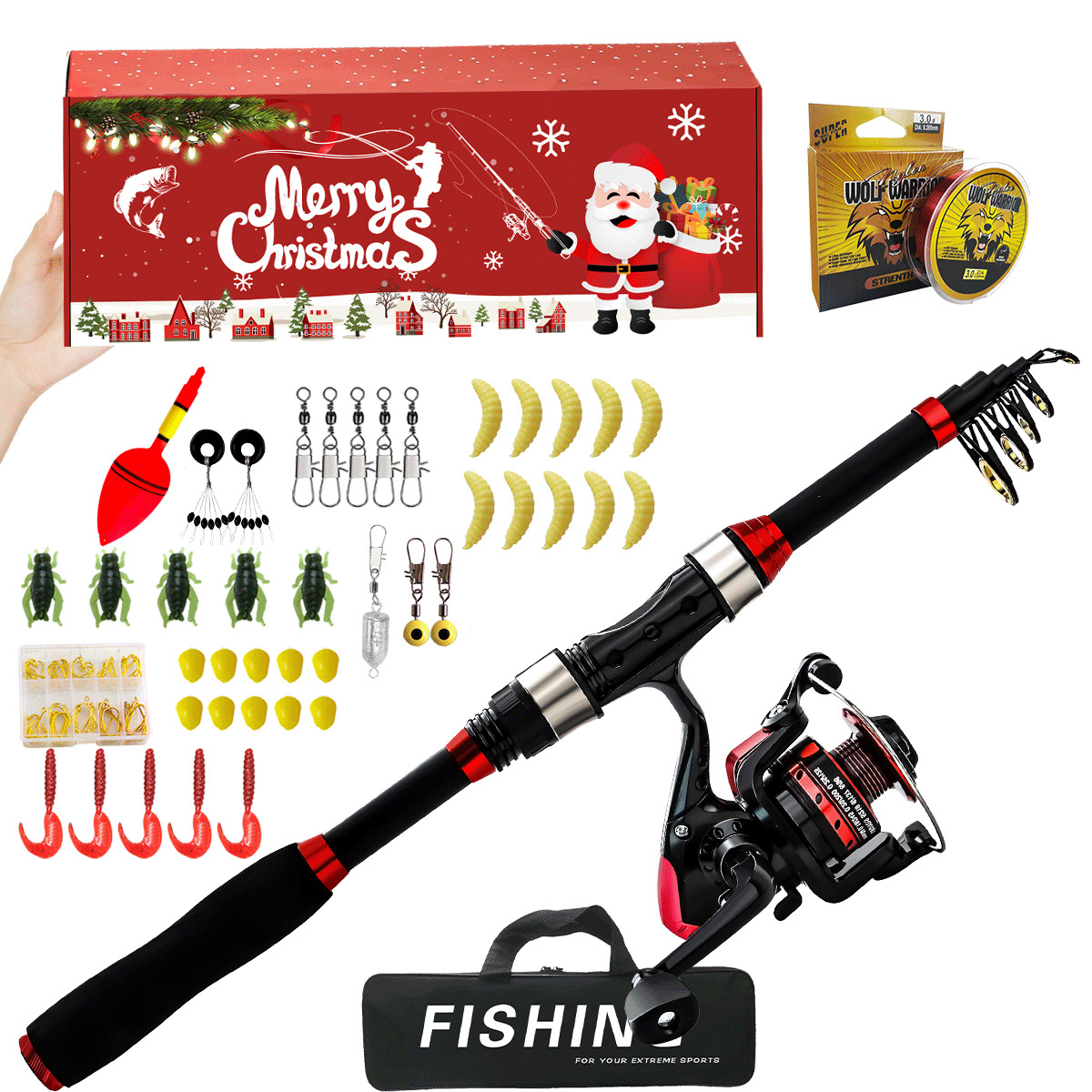 Fishing Tackle Christmas Set U - Freshwater Line avaliação e preço