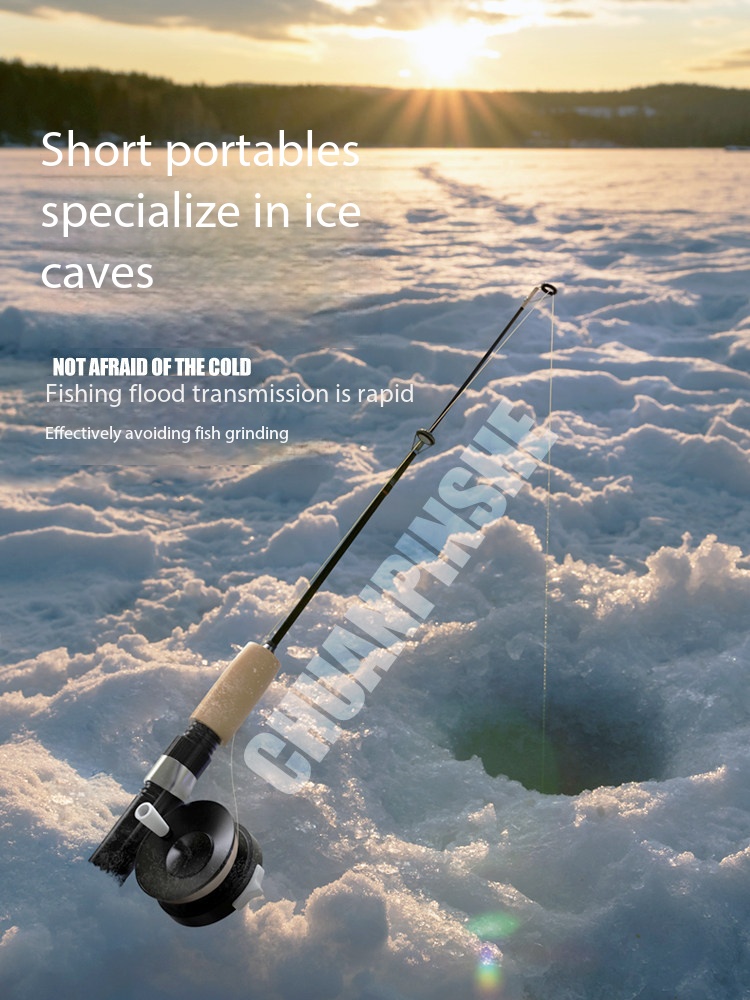 New Ice Fishing Rod Ultra Shor - Ice Fishing Line avaliação e preço