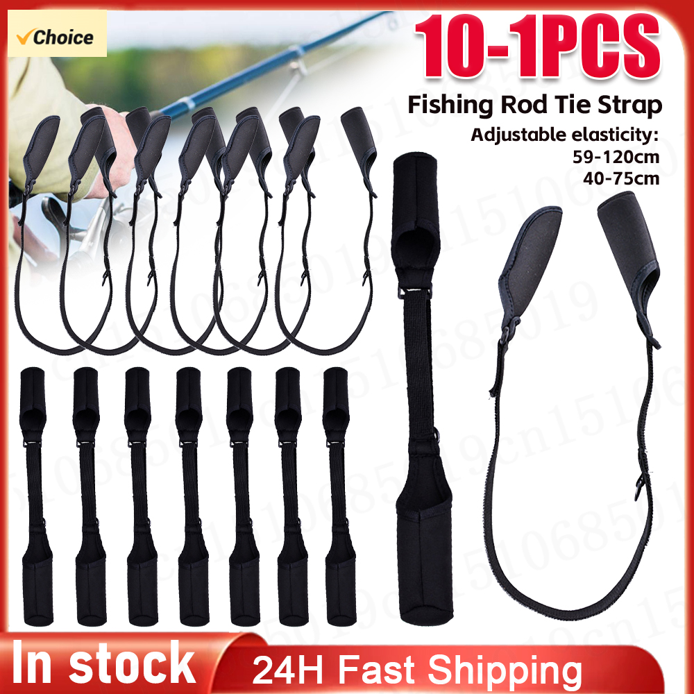 1-10PCS Fishing Rod Socks Srta - Fishing Line Box avaliação e preço