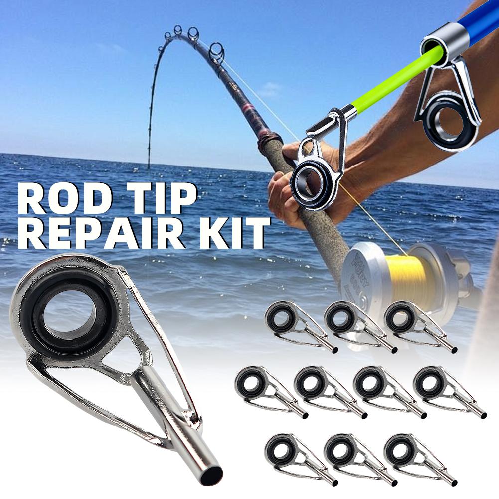 Rod Tip Repair Kit 10pcs Fishi - Saltwater Line avaliação e preço