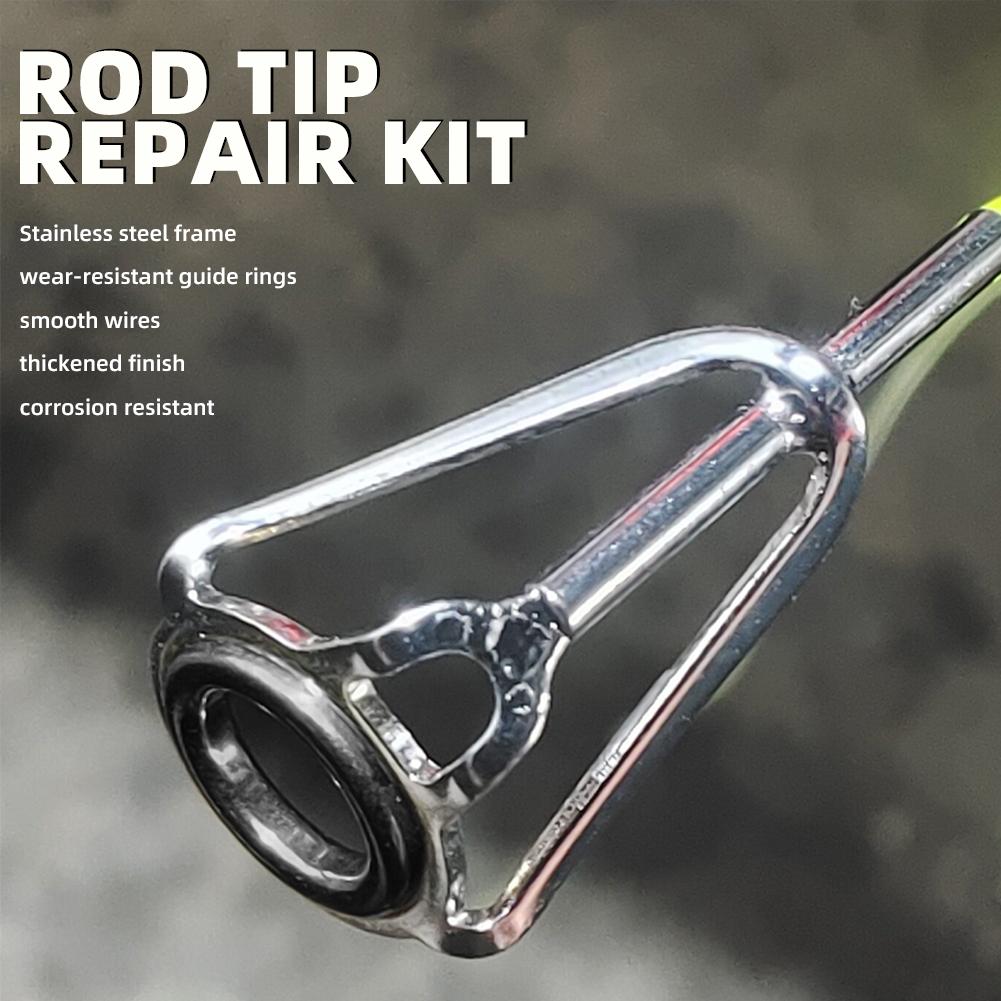 Rod Tip Repair Kit 10pcs Fishi - Saltwater Line avaliação e preço