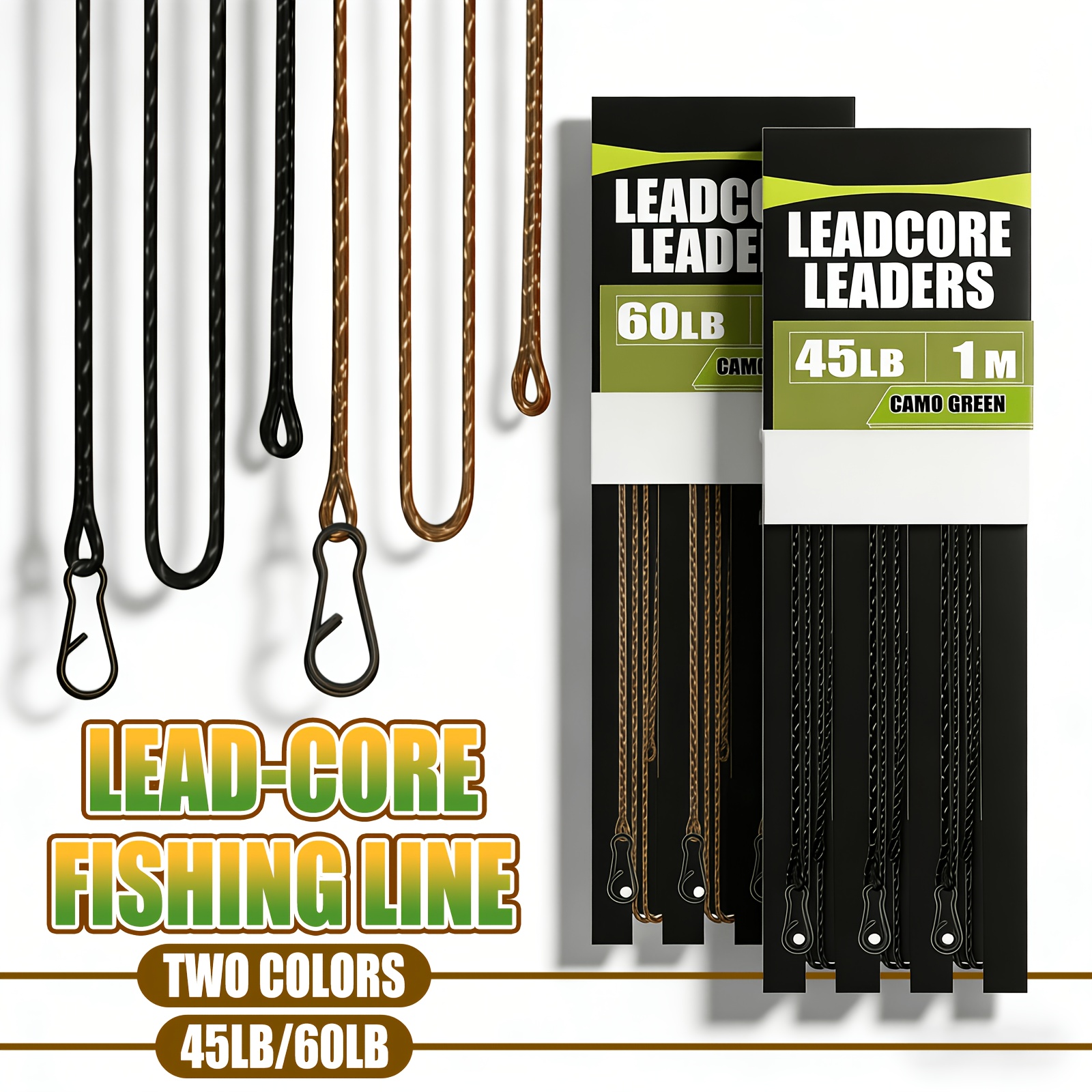 Carp Fishing Leadcore Leaders  - Leader Line avaliação e preço