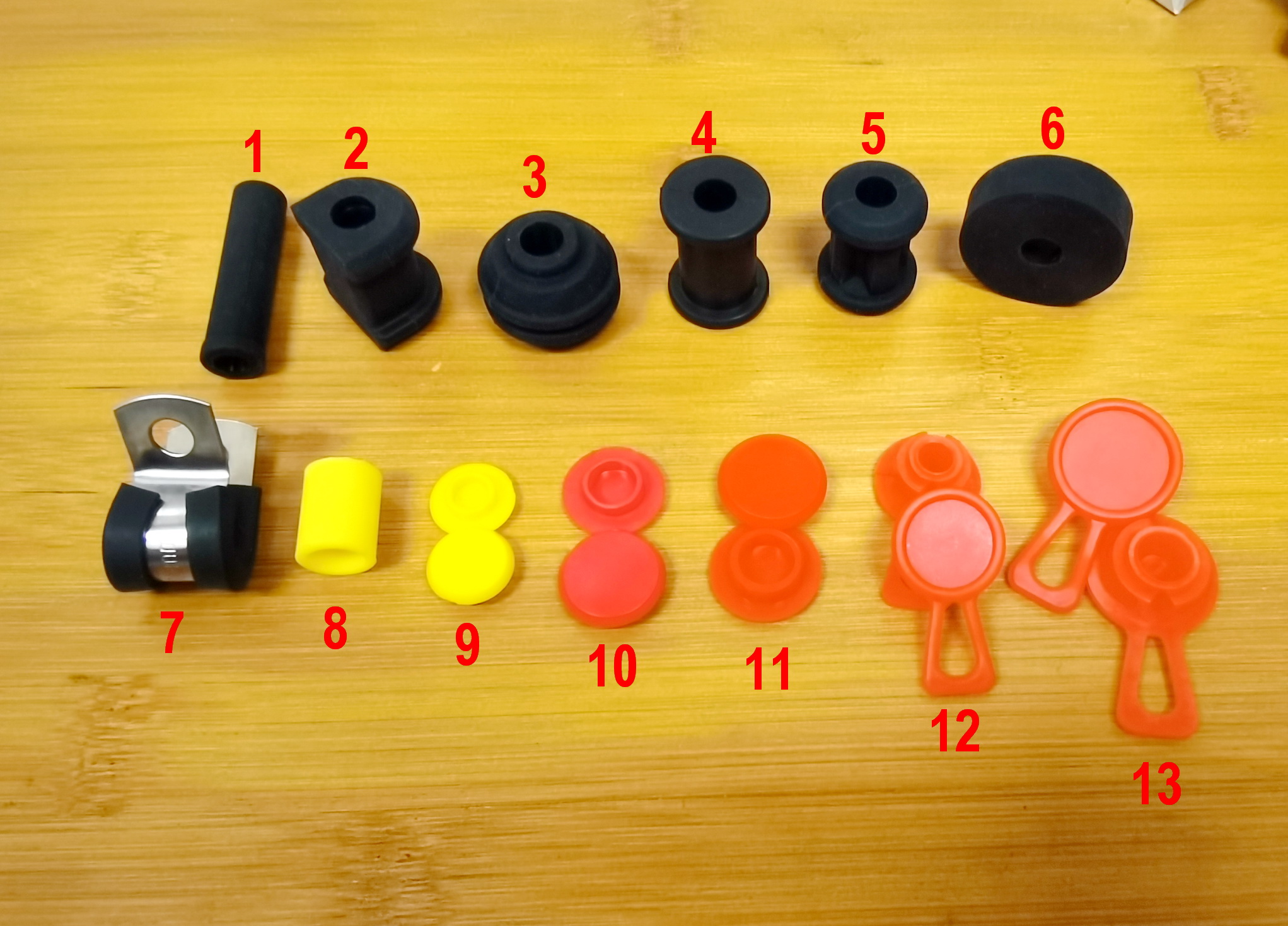 Rubber Silicone Plastic Gromme - Braided Line avaliação e preço