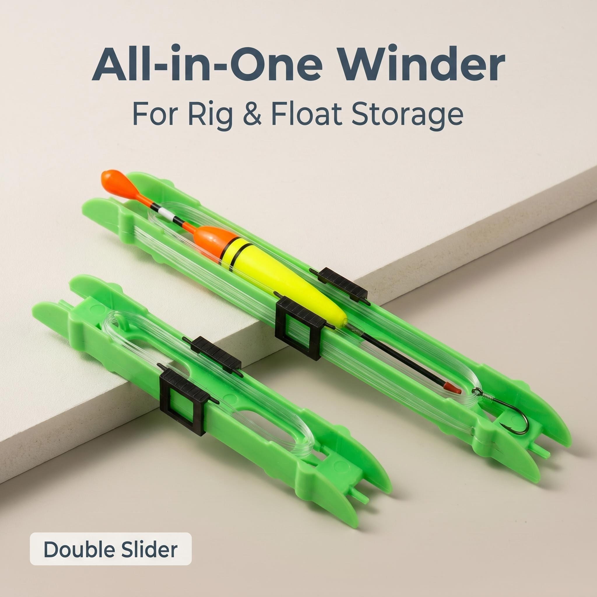HIRISI 10Pcs Double Slider Fis - Fishing Line Winder avaliação e preço