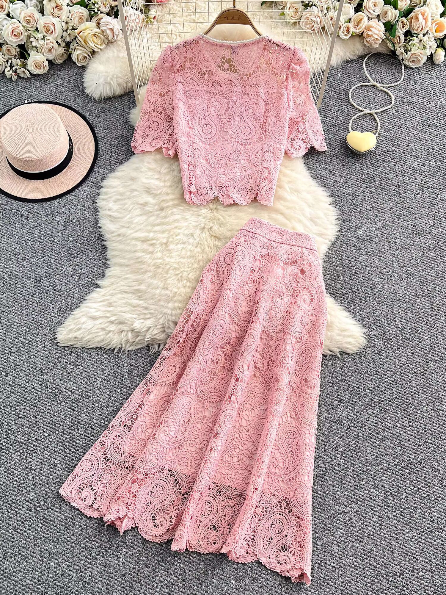 Elegant Pearl Long Dress Suits - Fly Line avaliação e preço