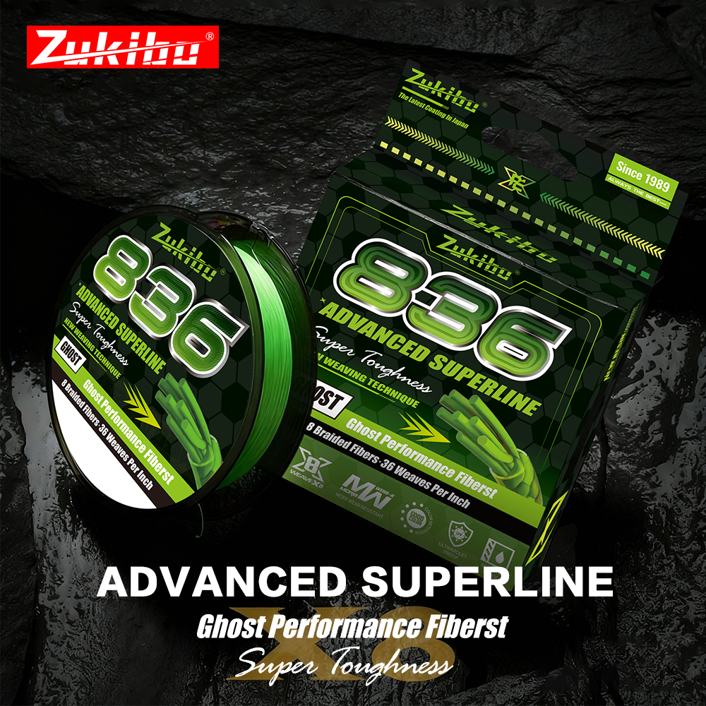 ZUKIBO Ghost 836 500M 8 Strand - Ice Fishing Line avaliação e preço