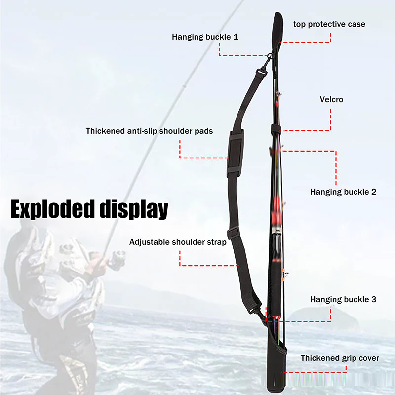 Adjustable Fishing Rod Storage - Fishing Line Spooler avaliação e preço