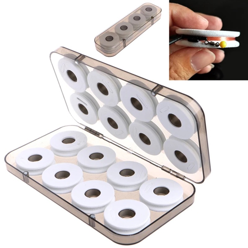 8/16Pcs Translucent Fishing Ta - Fishing Line Box avaliação e preço