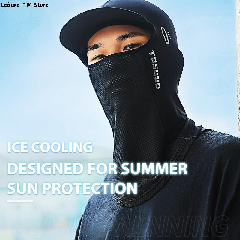 1PC Ice Silk Sunscreen Headgea - Ice Fishing Line avaliação e preço