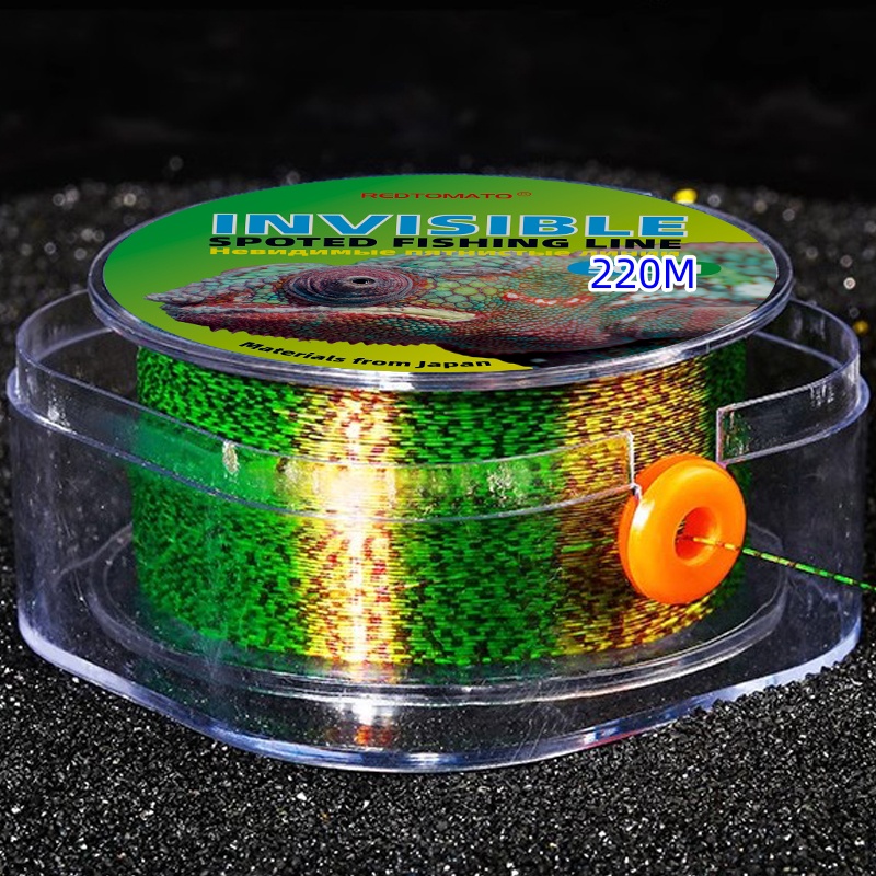 220 Meters Spotted Line Fluoro - Fluorocarbon Line avaliação e preço