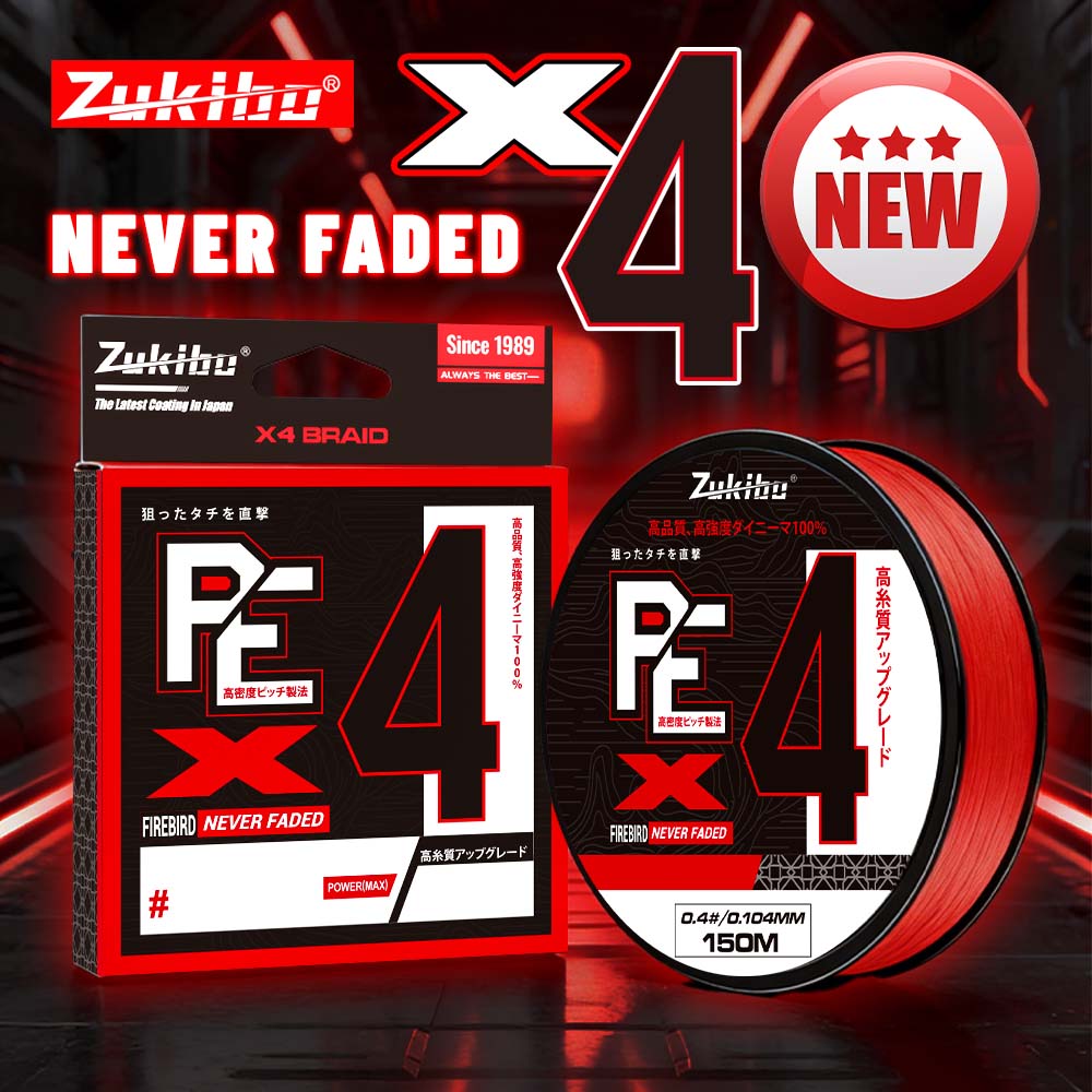 ZUKIBO Firebird Never Faded 4  - Ice Fishing Line avaliação e preço