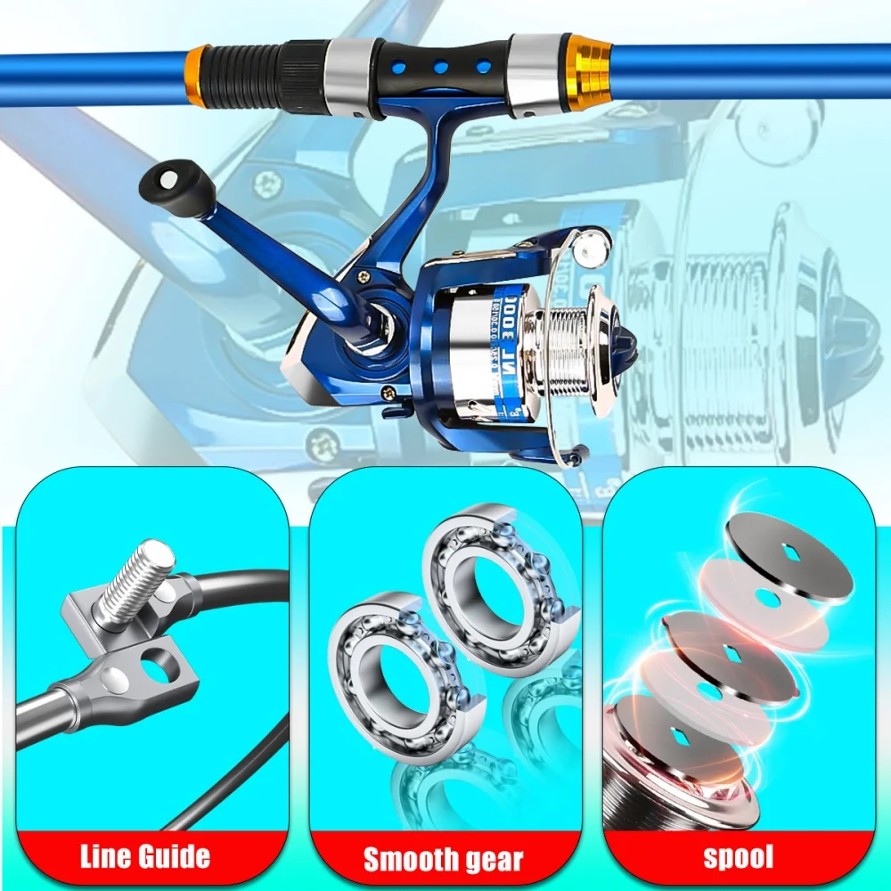 2.1-3.6M Telescopic Glass Fibe - Freshwater Line avaliação e preço