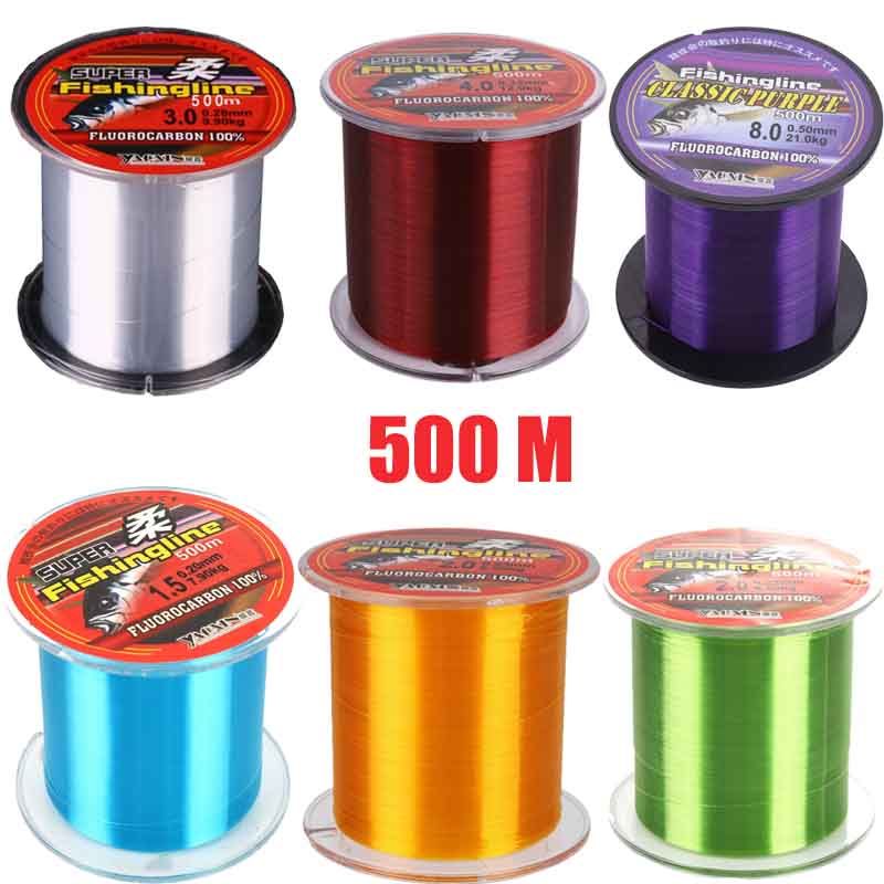 1pc 500M Fishing Line Super St - Fluorocarbon Line avaliação e preço