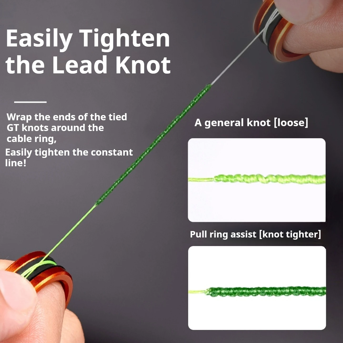 2/1pcs Alloy Cable Ring Fast L - Leader Line avaliação e preço
